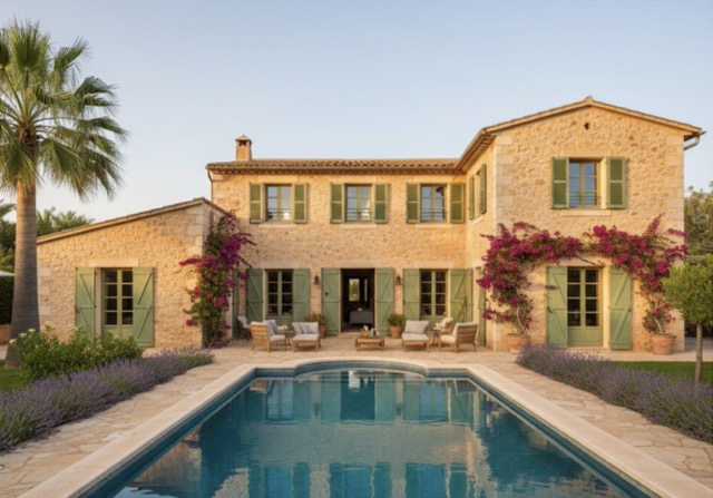 Traditional Mallorcan luxury villa representing property market for British buyers navigating post-Brexit regulations