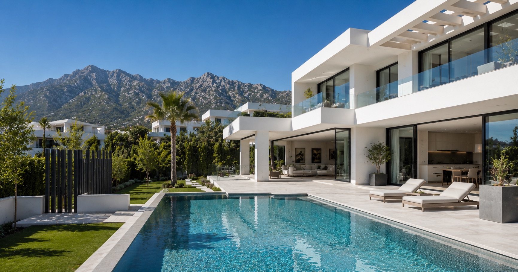 Luxury villa on the Marbella Golden Mile, prime Costa del Sol property