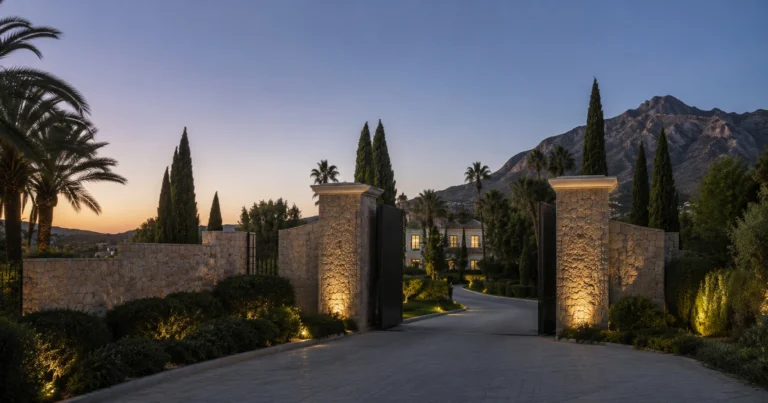 Gated luxury villa estate in Marbella, Costa del Sol